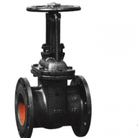 Gost standard cast iron flange gate valve wheel handle