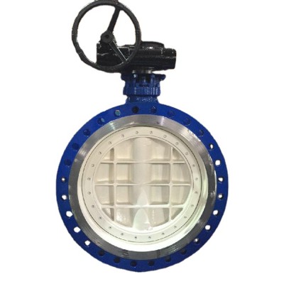 PN10 PN16 cast iron flanged wafer  solenoid butterfly valve