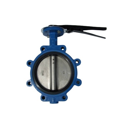 china products lug cast iron wafer butterfly valve