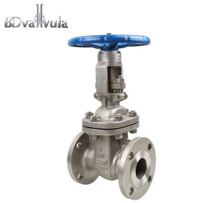 China manufacturer class150 A216 WCB flange API gate valve