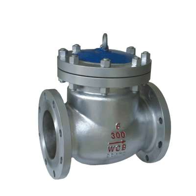 swing wcb casting or stainless steel flanged check valve